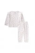 Ensemble pyjama pour enfants de 1 à 5 ans - Motif floral frais