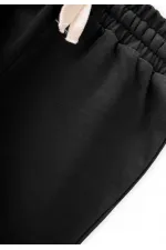 Survêtement basique saisonnier noir pour enfants de 2 à 10 ans