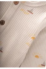 Baskılı Tulum 0-3 Yaş Yelken Desen