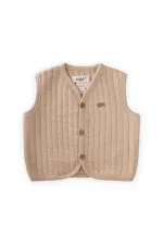 Quilted Vest 0-4 Years Beige
