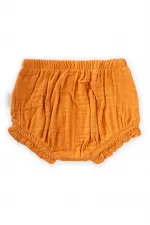 Short à volants orange 0-2 ans