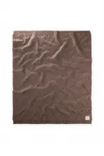 Knitted Blanket 80x100cm Mink