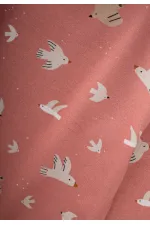 Desenli Mevsimlik Pijama Takım 1-7 Yaş K Pembe