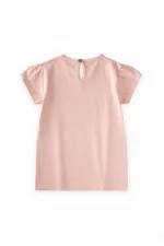Labeled Tunic, Ages 4-12, Powder Pink
