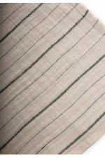 Triple Muslin Mouth Cloth 20x30 cm Green Striped