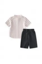 Ensemble de chemises en mousseline, 2-10 ans, rayures doubles