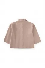 Gabardin Ceket 2-7 Yaş Bej