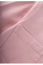 Large Double Pocket Gabardine Jacket for 2-7 Years Pink