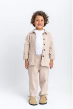 Veste en gabardine beige 2-7 ans