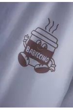 Ensemble chino imprimé Babyc 2-7 ans Gris