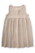 Robe en lin à lacets 2-6 ans Naturel