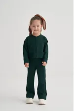 Modal İspanyol Paça Takım 2-7 Yaş Zümrüt