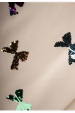 Sequined Sweatshirt 2-10 Years Ecru