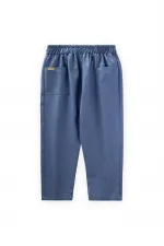Cep Detaylı Pantolon 8-12 Yaş Mavi