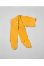 Collants antidérapants et anti-ramper 6-24 mois Jaune moutarde