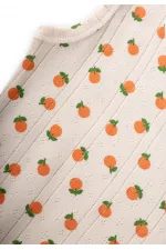 Two-Piece Wide-Strap Tank Top, Ages 2-11, Orange Pattern