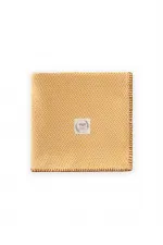 Çoban Dikişli Battaniye 93X100 Cm (+/- 3 Cm ) Hardal Sarı