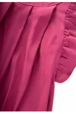 Pilikaşe Bluz 2-8 Yaş Fuşya