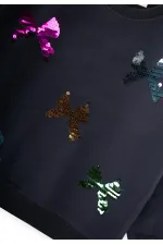 Sequined Sweatshirt 2-10 Years Old Anthracite