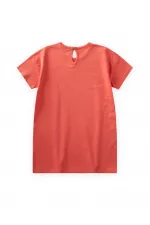 Tunic T-Shirt 4-12 Years Coral