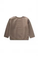 Embroidered Sweatshirt 1-7 Years Old S Mink