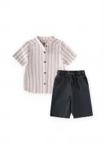 Ensemble de chemises en mousseline, 2-10 ans, rayures doubles