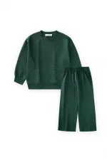 Complete Modal Set with Rhinestones, Ages 3-8, Green