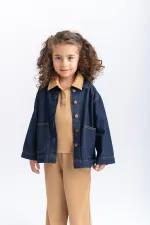 Dark Wash Denim Jacket 2-7 Years Blue
