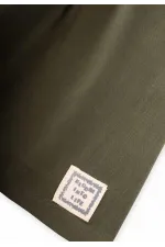 Sıra Lastikli Elbise 2-7 Yaş Haki Yeşil