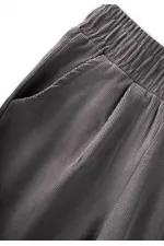 Kadife Pantolon 1-8 Yaş Gri