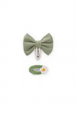 Kurdele Ve Örmeli Toka Mint Yeşili