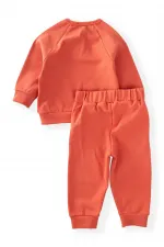 Reglan Kol Patlı Erkek Basıc Takım 1-5 Yaş Kiremit