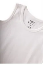 İkili Geniş Askılı Atlet 2-11 Yaş Ekru