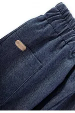 Pantalon à poches, bleu marine, 8-12 ans