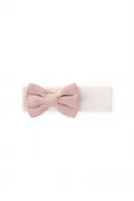 Ribbon Baby Bandana Powder Pink