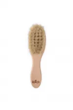 Pouch-style Natural Goat Hair Baby Brush Set
