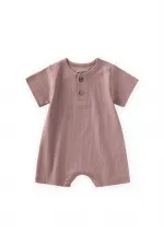 Combinaison à cordon 0-3 ans en cuivre