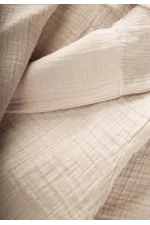 Double Layer Muslin Child Bathrobe 1-9 Years Natural