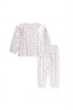 Ensemble pyjama pour enfants de 1 à 5 ans - Motif floral frais