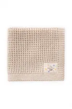 Selanik Knitted Blanket 80X100 (+/- 5 Cm) Natural