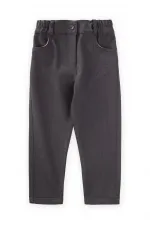 Pantalon en gabardine de lycra 2-7 ans anthracite