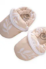 Chaussons bébé à élastique à l'arrière, jaunes, 16-23 mois