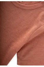 Kısa Kollu Üçlü Erkek Atlet 2-9 Yaş Kiremit