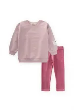 Sweatshirt Set for 2-10 Years Old Powder Pink