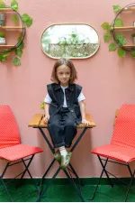 Kot Yelek 2-7 Yaş Siyah