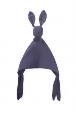 Rabbit Muslin Sleeping Companion (Washed) 40X40 cm Navy Blue