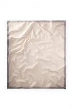 Thick Double Layer Raw Blanket 85X90 Cm Raw Gray