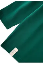 Mevsimlik Basic T-Shırt 2-10 Yaş Zümrüt Yeşili