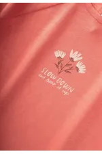 Ensemble pantalon rayé en mousseline à imprimé floral Slow Down, 2-10 ans, corail