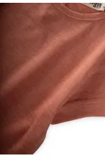 Basic T-Shırt 1-10 Yaş Somon